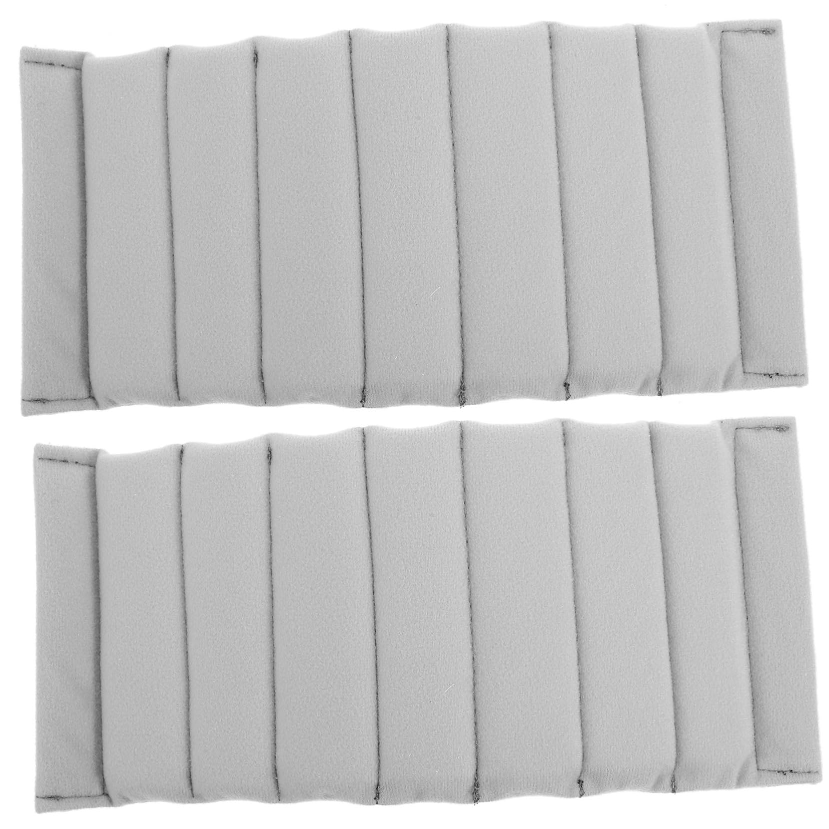 Uonlytech 4 Piezas Divisor De Bolsa De Cámara Bandolera para Mochila, Mini Total Grey N Mampara Enrollable De Gamuza Gris