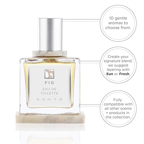 Miniatura 6 de Zents Eau de Parfum (Fig) para mujeres y hombres  Fragancia limpia de larga duración con clavo, canela y vetiver  Aroma picante y cálido  1.69 onzas