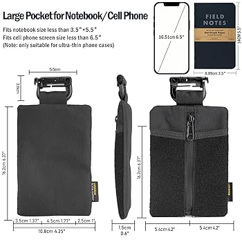 Amazon.co.jp: VIPERADE VE24 EDCポーチ, DIYパッチエリア付き