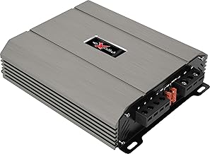 Excalibur X11000.1 Car Amplifier HiFi Mono 1 Channel 1500 Watt Powerful Subwoofer Power Amplifier Car - Compact Mini Amplifier with Bass Boost 12 dB, Crossover HPF/Full/LPF and Remote Control