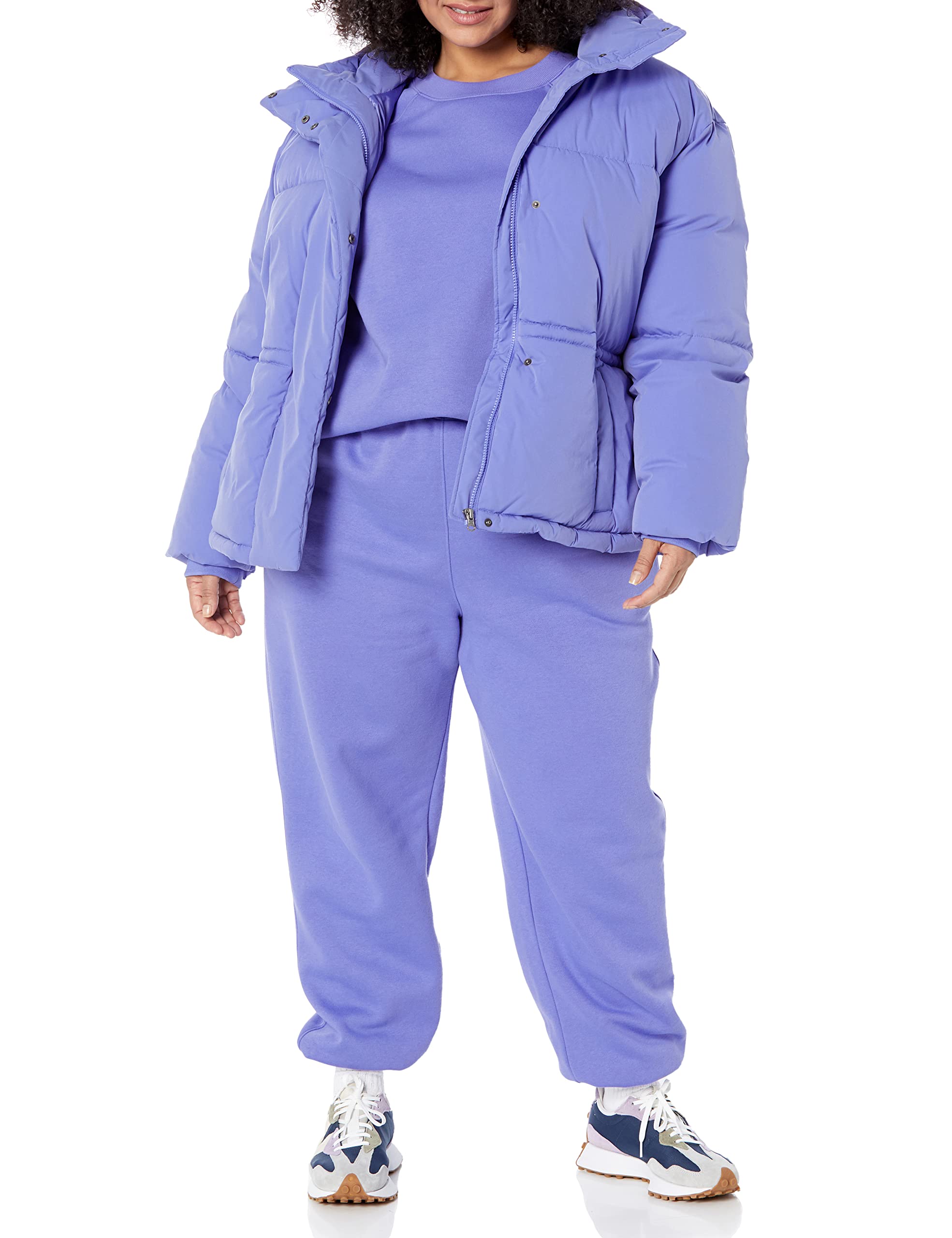 Amazon Essentials Femme Doudoune Courte À Capuche (disponible En Grande Taille)