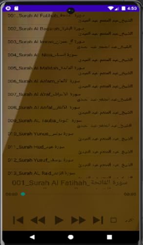 The Holy Quran with the voice of Abdul Moneim