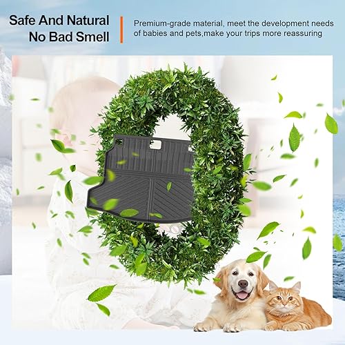 Vista 6 de powoq Alfombrilla de maletero compatible con Honda Civic Hatchback 2022-2026, revestimiento de carga de elastómero termoplástico, repuesto