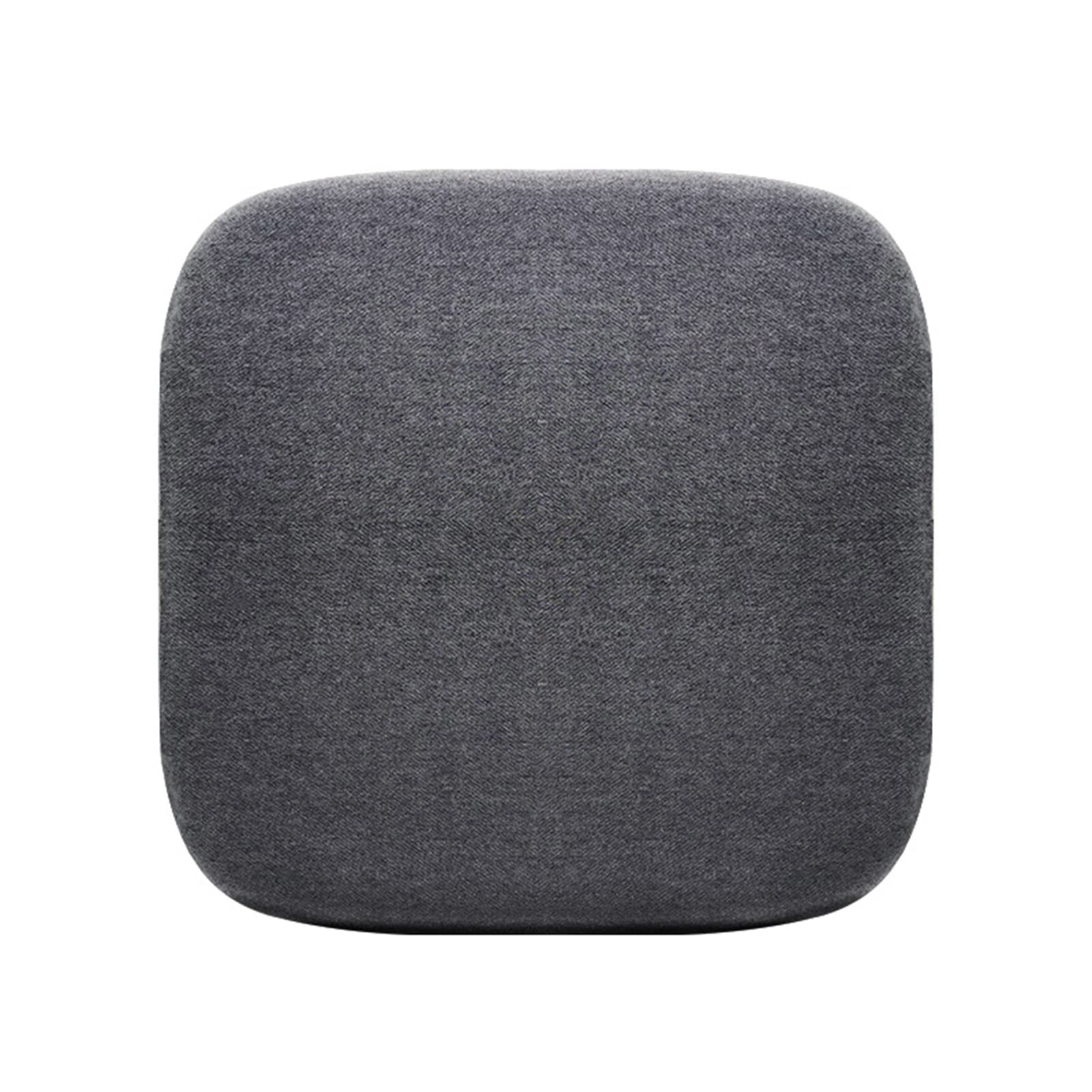 15.8 X 15.8 Pulgadas Silla De Oficina Cojín De Asiento, Cojín De Asiento De Coche De Espuma De Memoria Cuadrada, Cubierta Lavable,Dark Gray