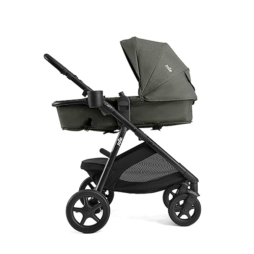 Miniatura 3 de Joie Ginger Cochecito y cochecito convertible 4 en 1, asiento ajustable en altura, suspensión en todas las ruedas, almacenamiento adicional, para