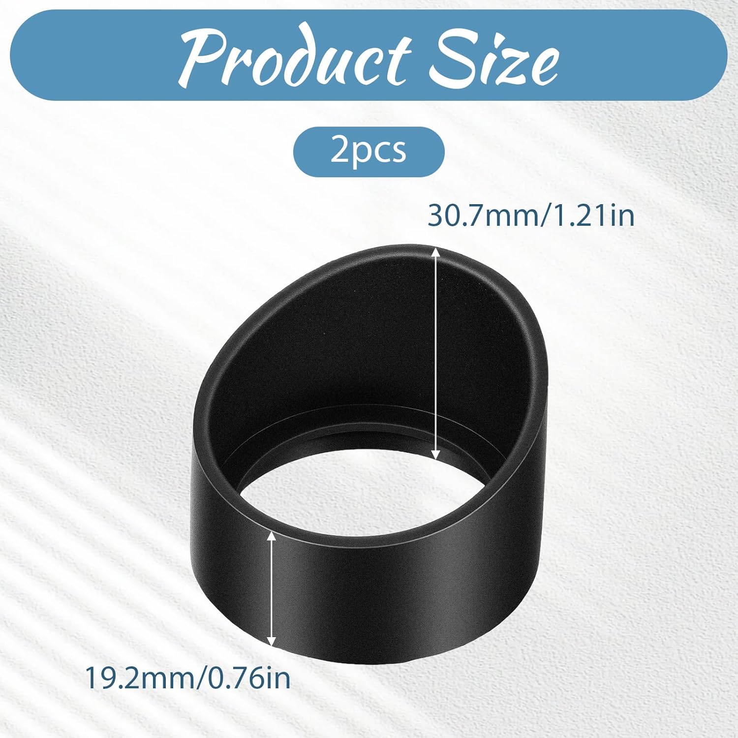 2Pcs Silicone Eye Cover Guards, Binocular Microscope Eyepiece Eye Cups for 32-35mm, Eyepiece Eye Cup Soft Silicone Eyepiece Cover, Replacement Accessories