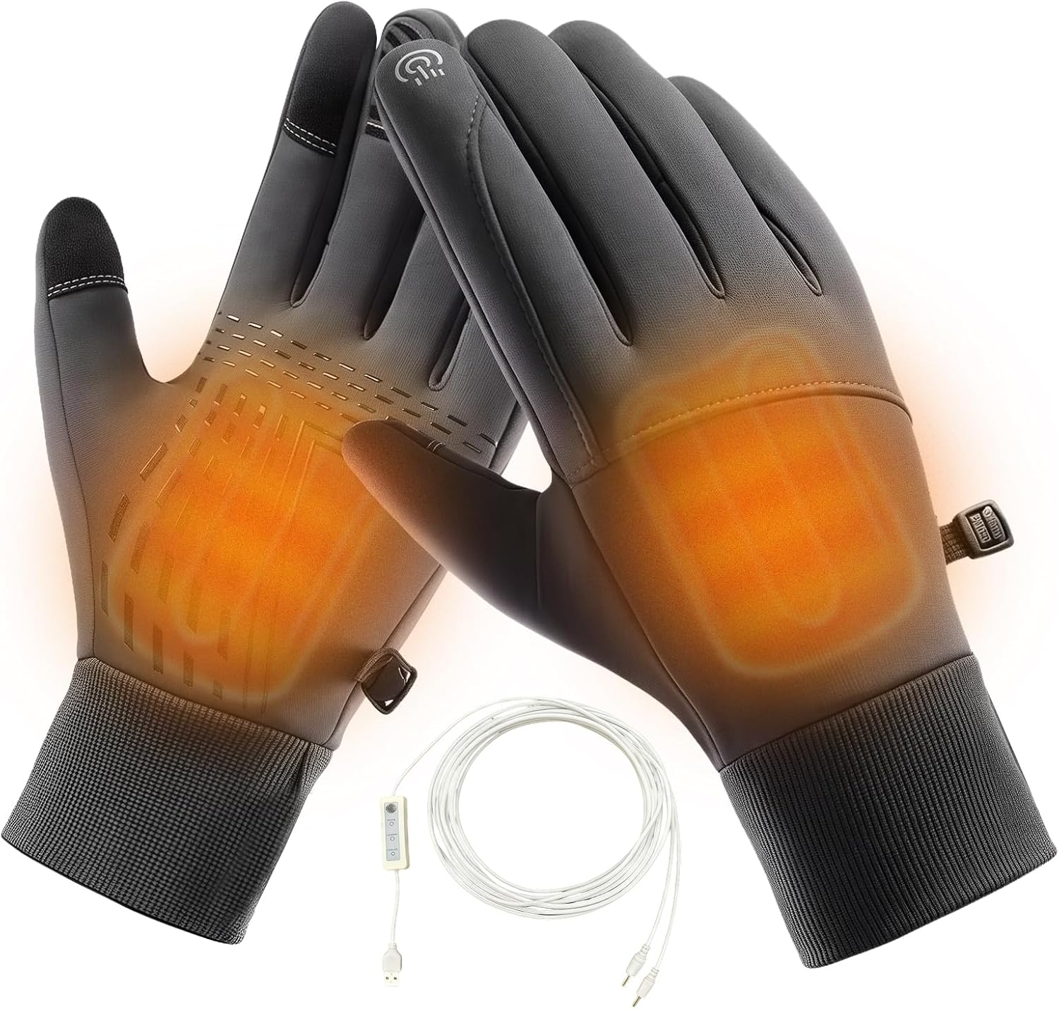 Heated Gloves for Men Women Hand Warmer Gloves Waterproof