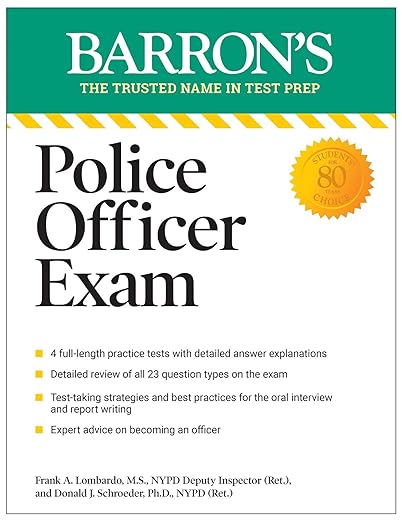 Police Officer Exam, Eleventh Edition (Barron's Test Prep) - Donald J. Schroeder Ph.D.