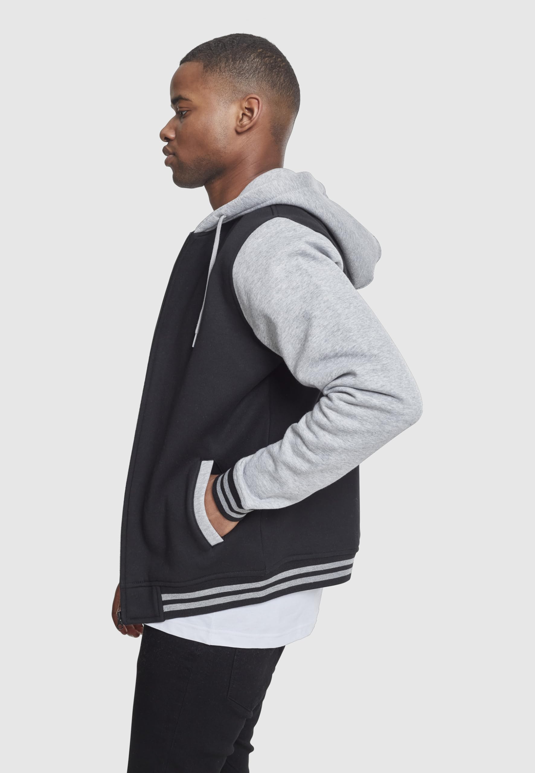 Urban Classics Herren 2-Tone Zip Hoody