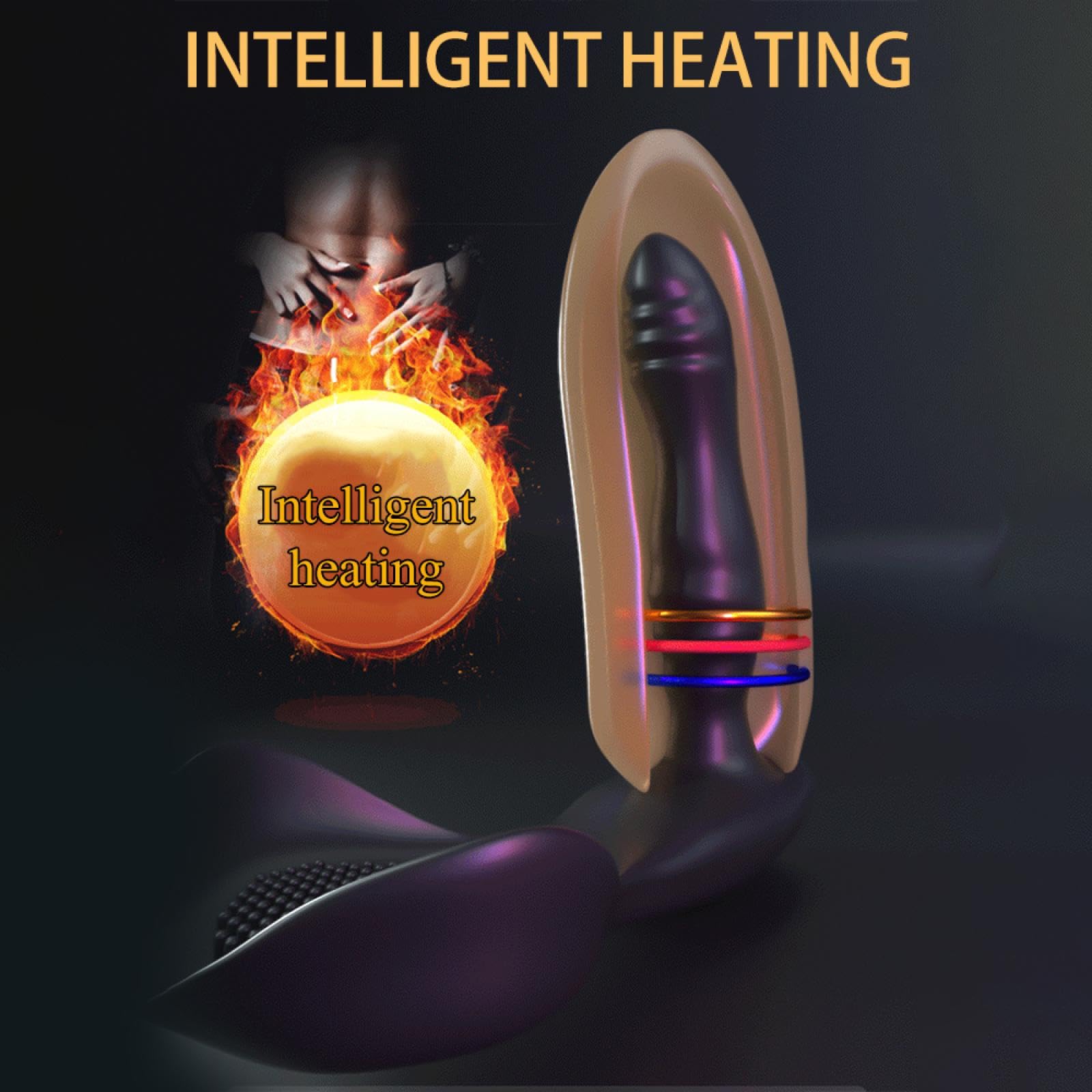 Plug anale Vibratore anale Doppio anello Butt Plug Prodotti per adulti a distanza senza fili Giocattoli sessuali Per Masturbatore per uomini Macchina per il sesso Giocattoli sexy per adulti