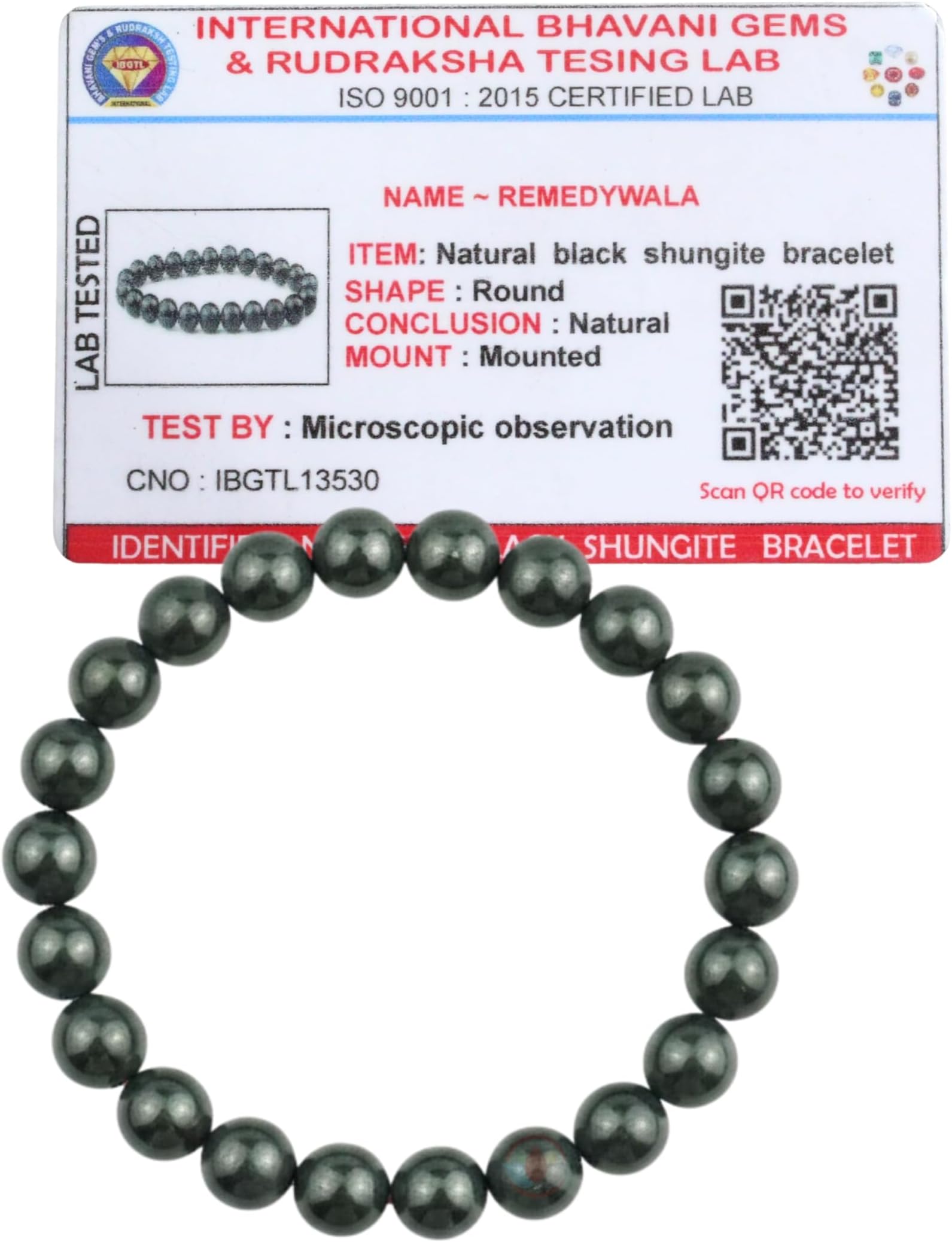 Certified Natural Crystal Stone Bracelet for Women & Men | Original Authentic Elastic Beaded Healing Gemstone Bracelet for Energy, Balance, Money & Positive Vibes
