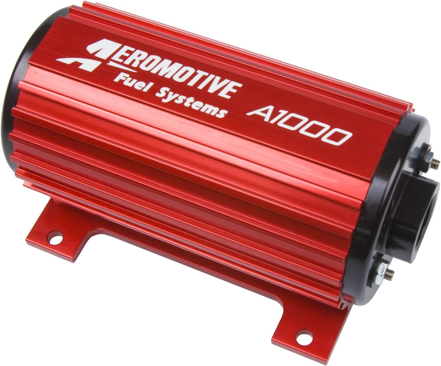 Aeromotive A1000 In-Line Electric Fuel Pump - 12V Inline External Fuel Pump for EFI or Carbureted Gas Powered Car Engines, High Flow Performance, ORB-10 Ports, Supports Up to 1000 HP, Red - 11101