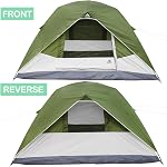 Tente de camping avec la pluie, 2/4/8 Tente pour personne, Tente familiale imperméable avec les fenêtres Mesh, facile à installer pour la randonnée et le plein air pour toutes les saisons