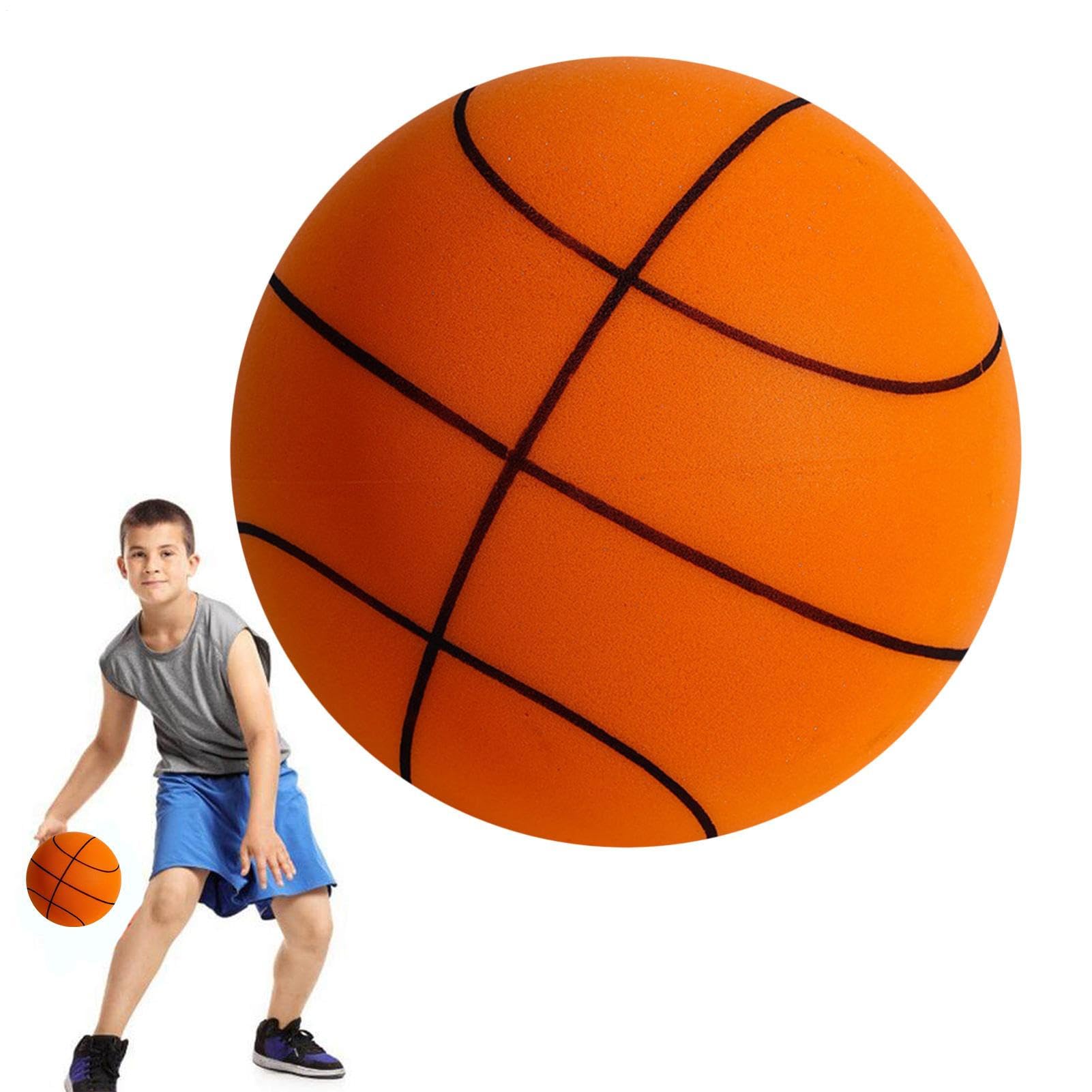 Pallacanestro silenziosa,Palline silenziose Palla silenziosa per | interni leggera e sicura | Regalo di pallacanestro resistente agli urti per bambini Adulti per palestre Patii Sale