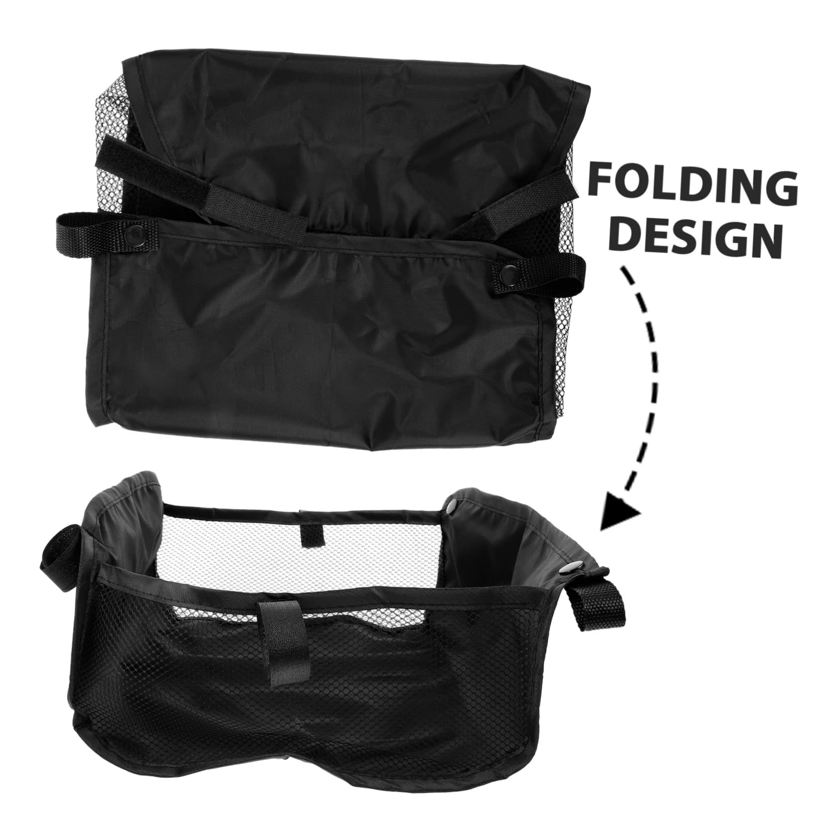 HEMOTON Stroller Bottom Bag Stroller Storage Stroller Bottom Storage Stroller Basket Stroller Bottom Basket Replacement Stroller Bottom Organizer Basket for Stroller Stroller Storage - Image 4