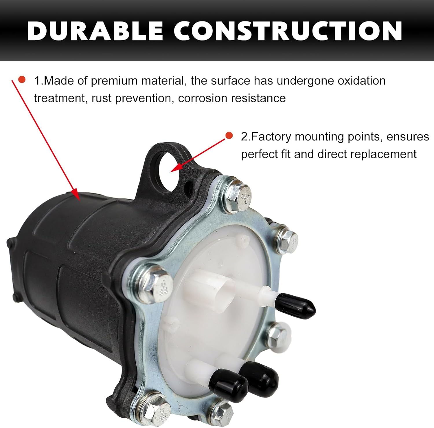 USTAR Upgrade Fuel Pump Compatible with Honda ATV Rancher 420 Foreman 500 TRX420 TRX500 TRX700XX 2007-2014 Replaces# 16700-HP5-602