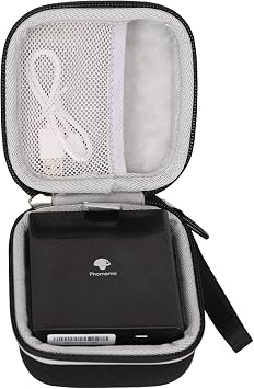 Hard EVA Storage Case for Pooolitech Sticker Printer, Phomemo M02 / M02S / M02 Pro/Ponek T02 / Memoking T02 Mini Portable Printer
