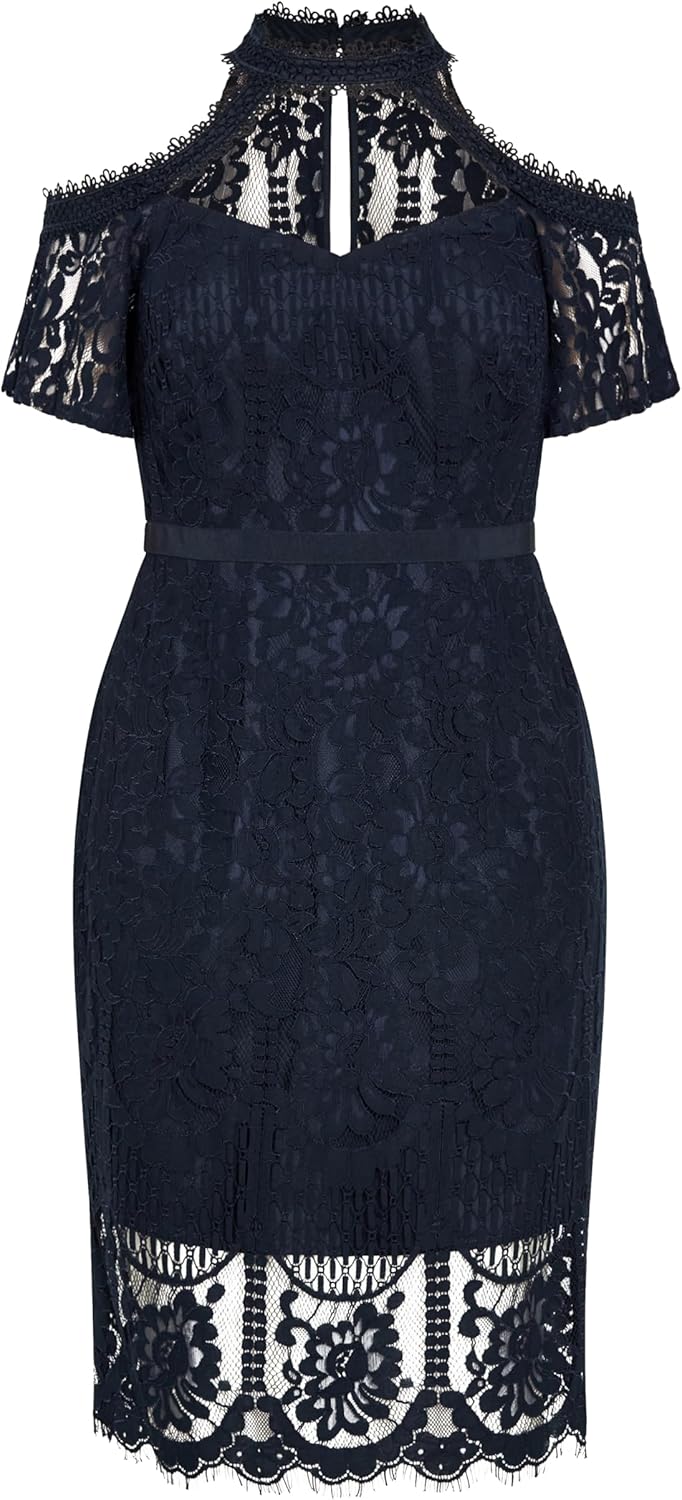 City Chic Womens Cocktail Dress - Kennedi - Image 3