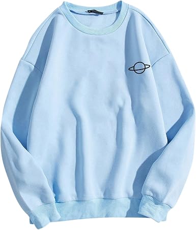 Print Long Sleeve Hoodie Pullover Tops 