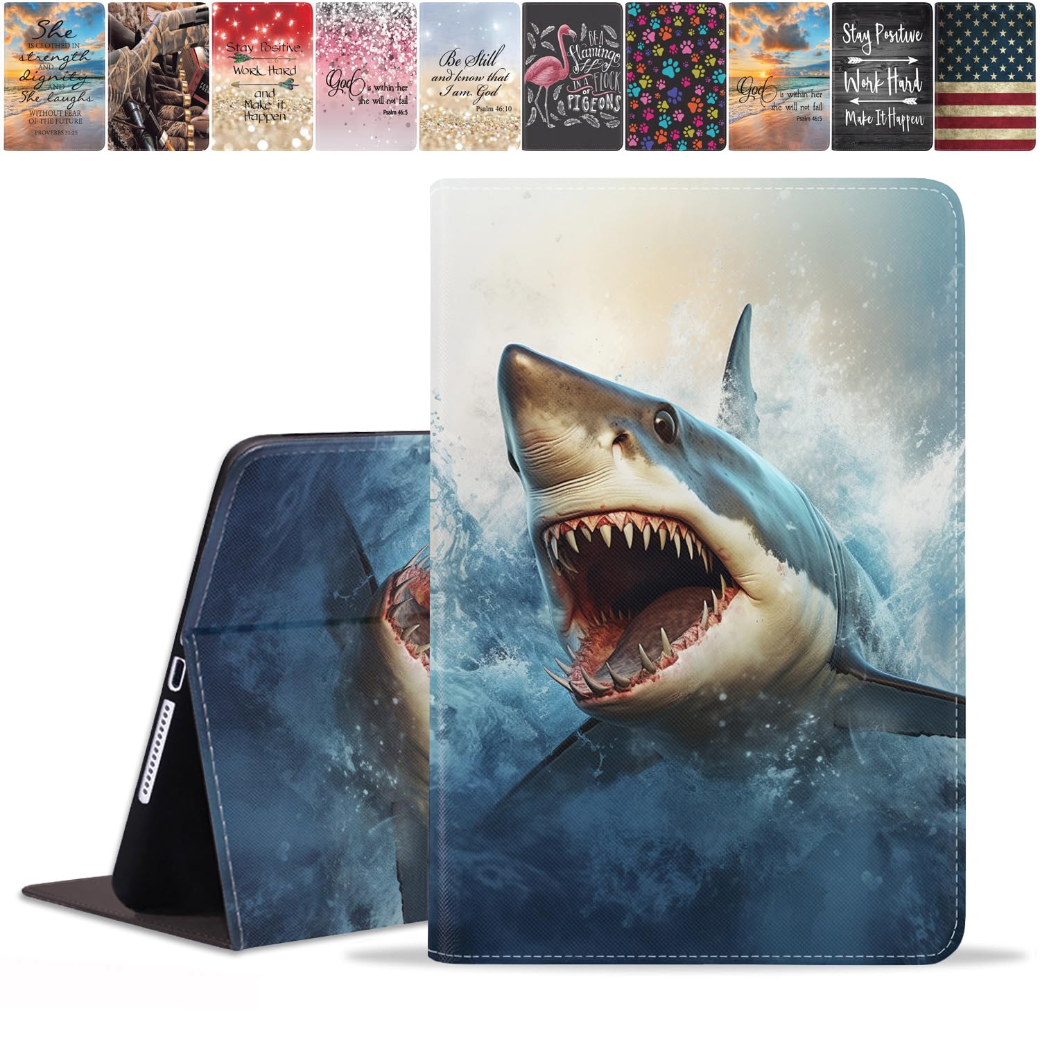 FQTBCEARI Case for iPad (A16) 11th Generation 11 Inch 2025/ iPad 10th Generation 10.9 Inch 2022, Slim PU Leather Cover, Adjustable Stand with Auto