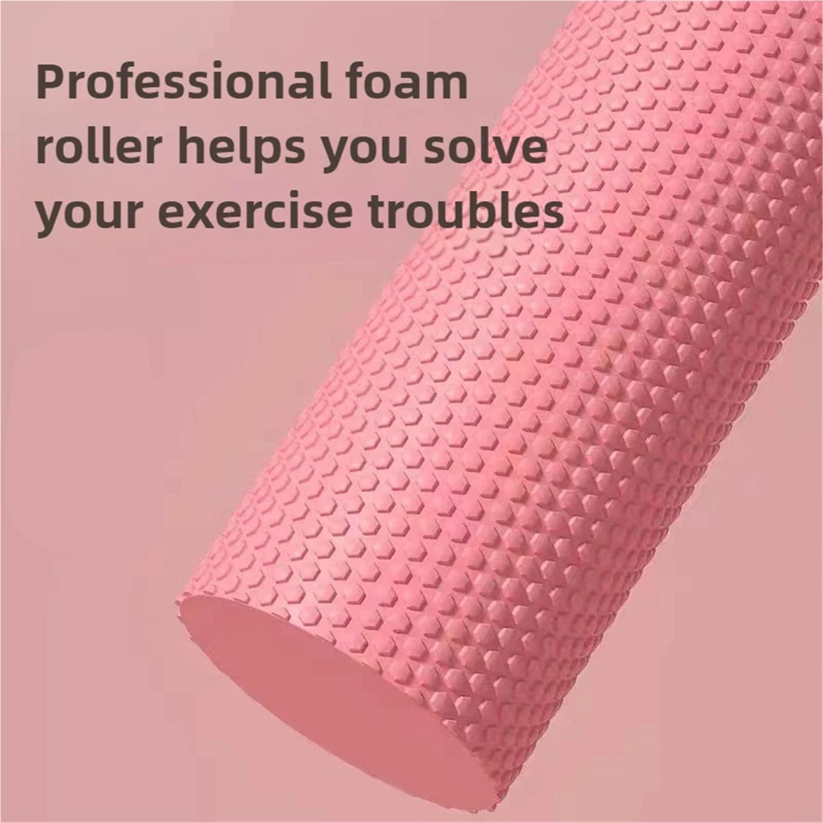 Rullo yoga rotondo Cilindro in schiuma EVA esagonale for esercizi di pilates Allenamenti a casa migliorati Diametro 9,6 cm Lunghezza 30(Color3)