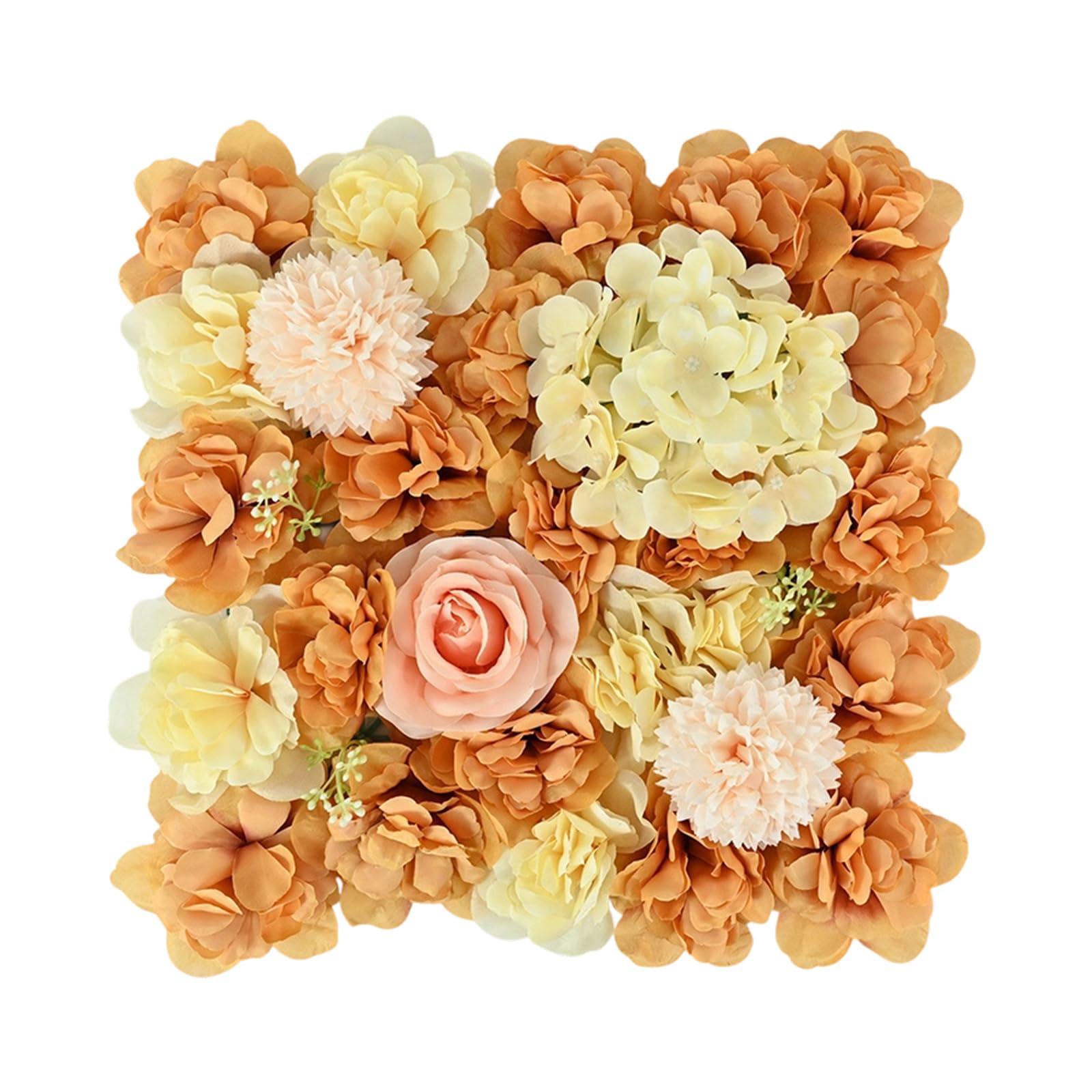 Nucelit Artificial Floral Backdrop Wall Panel Silk Roses Flower for Photography Studio and Ceremony Decoration Flower Wall Panel