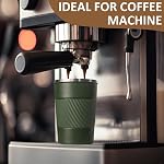 4 Pack de tasse à café isolée avec limace 17oz Gobelet de café de voyage en acier inoxydable Réutilisable tasses de café Thermique tasse à café pour boissons froides chaudes et glacées, multicolore