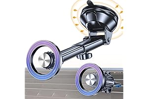 Suction Cup Magnetic Phone Car Mount for MagSafe