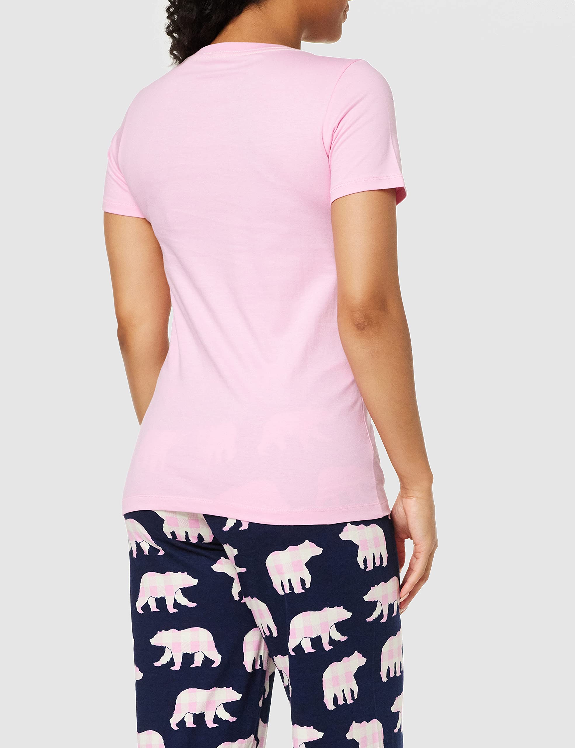 Little Blue House T- Shirt de Pyjama À Manches Courtes Haut de Pijama Femme