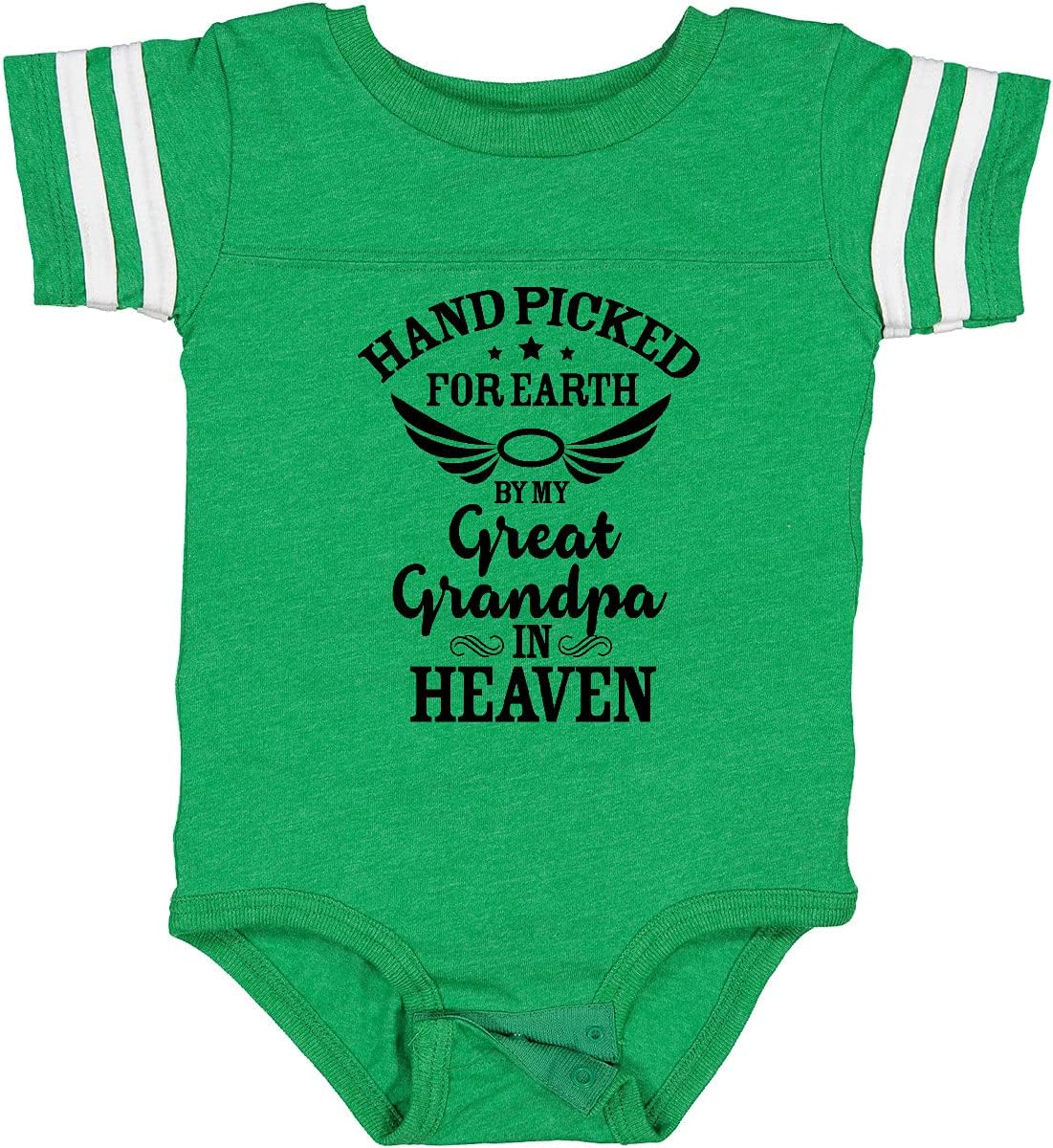 inktastic Handpicked for Earth By My Great Grandpa in Heaven Baby Bodysuit