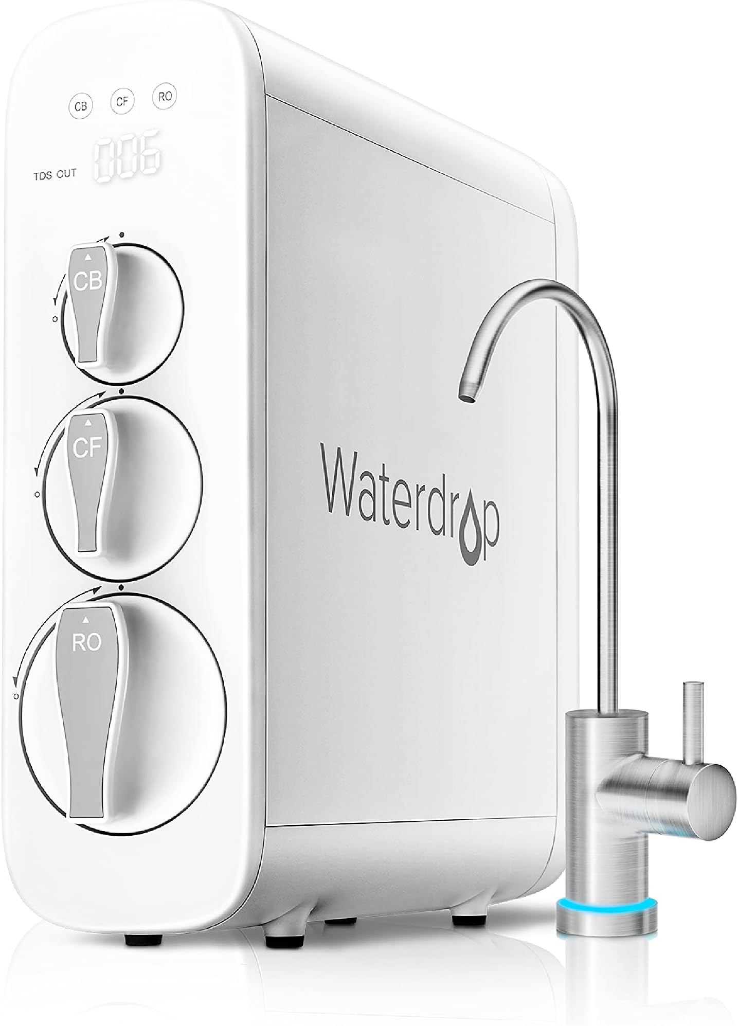 Waterdrop Reverse Osmosis System, Reduce PFAS, TDS Reduction, Under Sink RO System