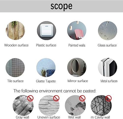 Miniatura 8 de Calcomanías de pared con diseño de planeta roto en 3D, diseño de universo, espacio para habitación de niños, sala de estar, fondo, vinilo extraíble,