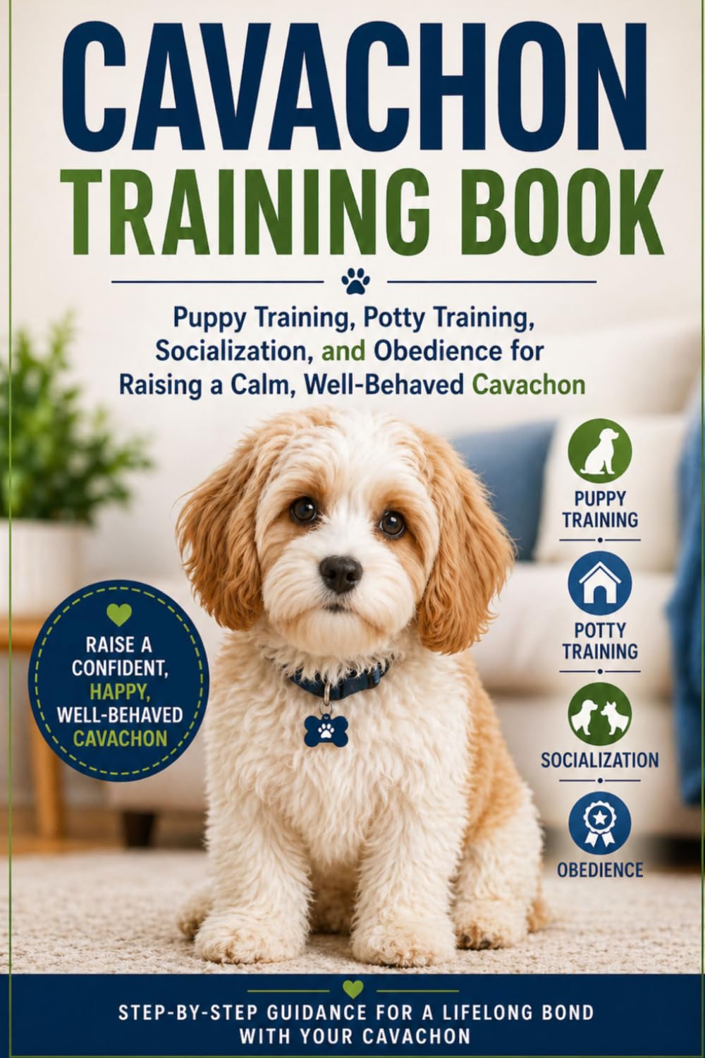 Cavachon Training Book: Puppy Training, Potty Training, Socialization, and Obedience for Raising a Calm, Well-Behaved Cavachon