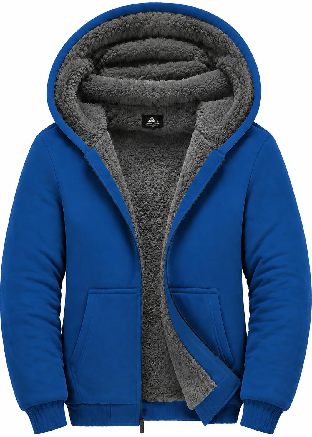 GEEK LIGHTING Boys Sherpa Lined Hoodie Kids Fleece Jacket Sweatshirt