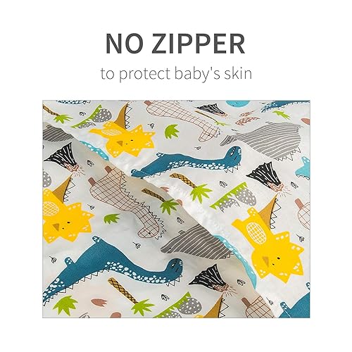 Miniatura 3 de ALVABABY Fundas de almohada de algodón para niños pequeños que se adaptan a 14 x 19 o 13 x 18 pulgadas, almohadas de ropa de cama para niños,