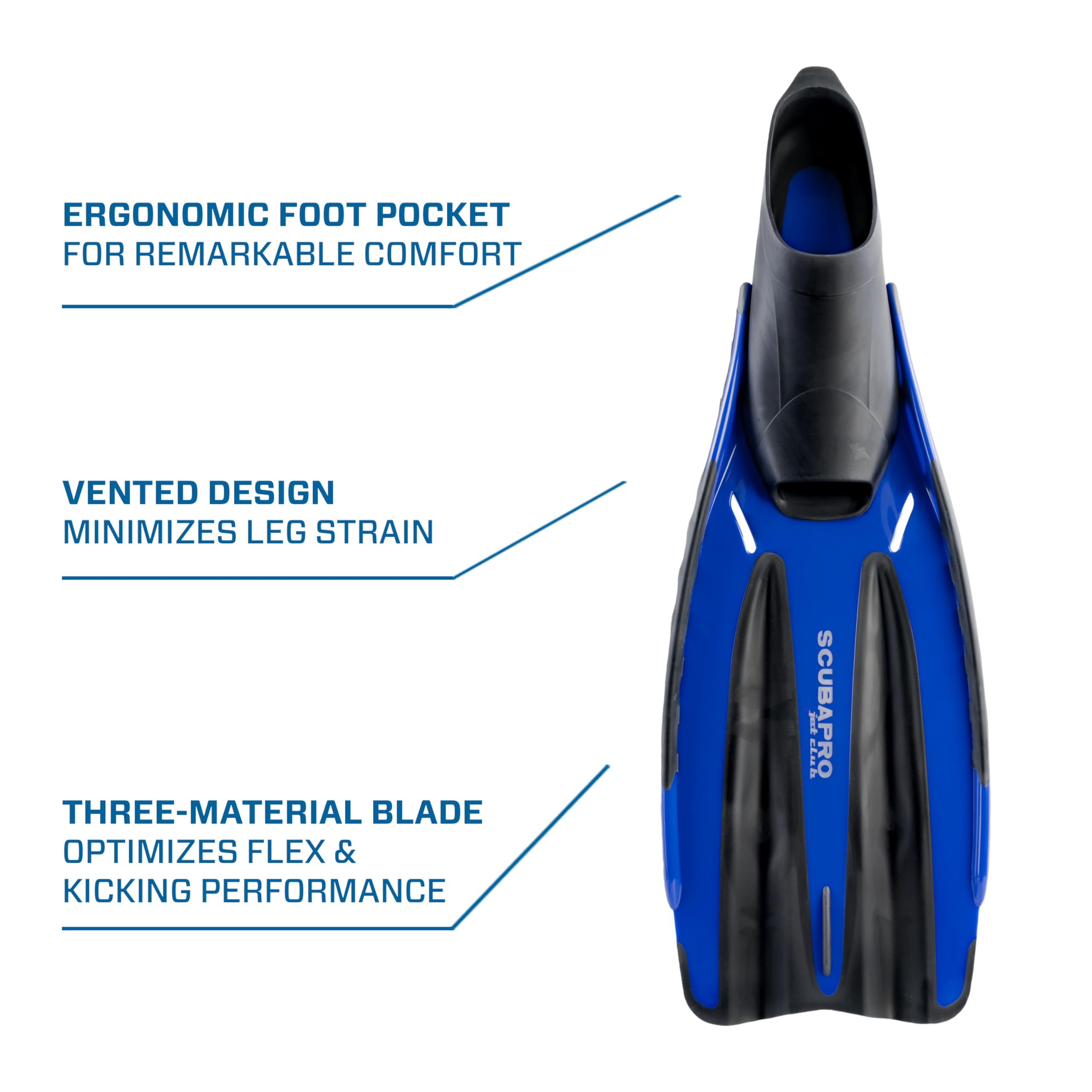 Scubapro Jet Club FF BLEU S