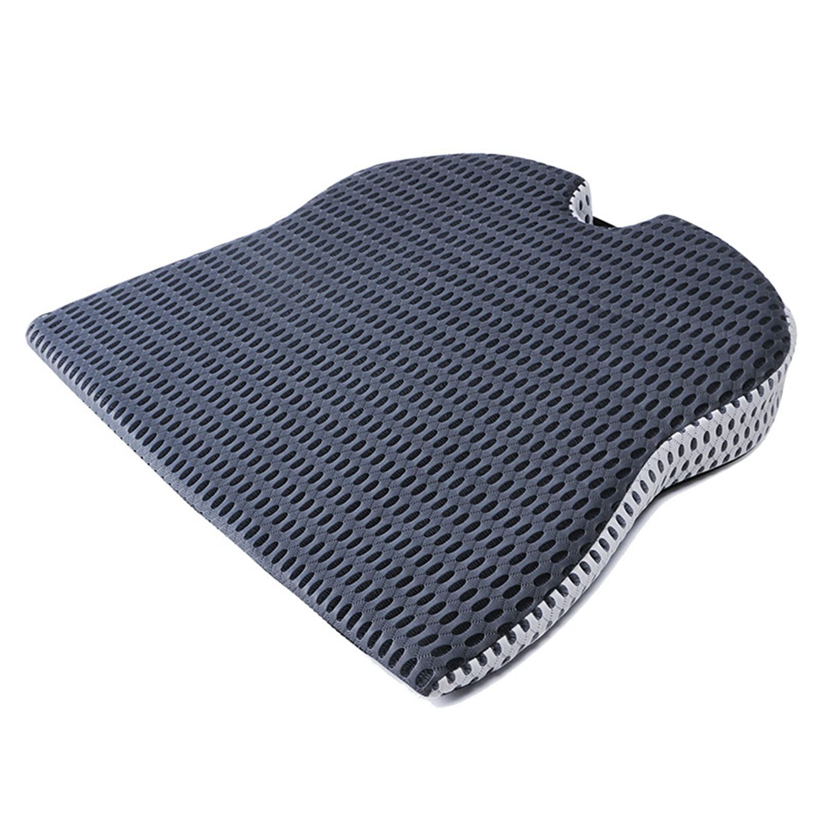 Coussin Rehausseur Voiture, Portable Rehausseur Voiture Adulte, Coussin Voiture Conducteur Rehausseur pour Voiture Bureau Maison,Gris