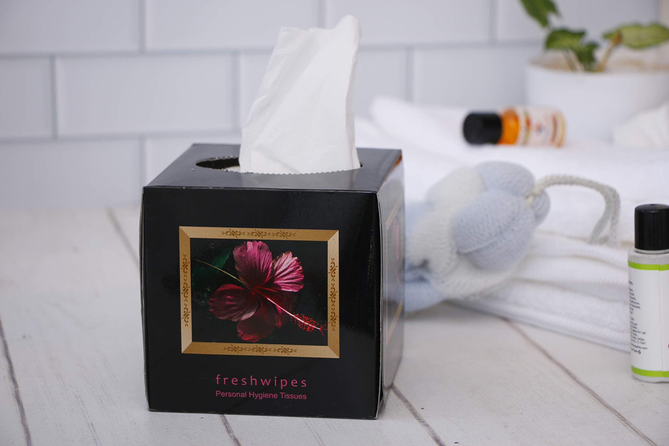Kosher Black Pot Facial Cube Tissue Box, 2 Ply, 80 Pulls in Each, Pack of 8 (Total 640 Pulls) (B08PDPZ75N) Amazon Price History, Amazon Price Tracker