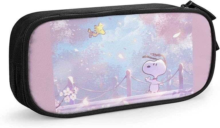 Amazon スヌーピー 筆箱 ペンケース 筆入れ ペンポーチ 大容量 ファスナー 便利 収納 多機能 男の子 女の子 小学生 中学生 高校生 大学生 大人 人気 おしゃれ かわいい アニメ キャラクター グッズ 男女兼用 21新型 ペンケース 文房具 オフィス用品