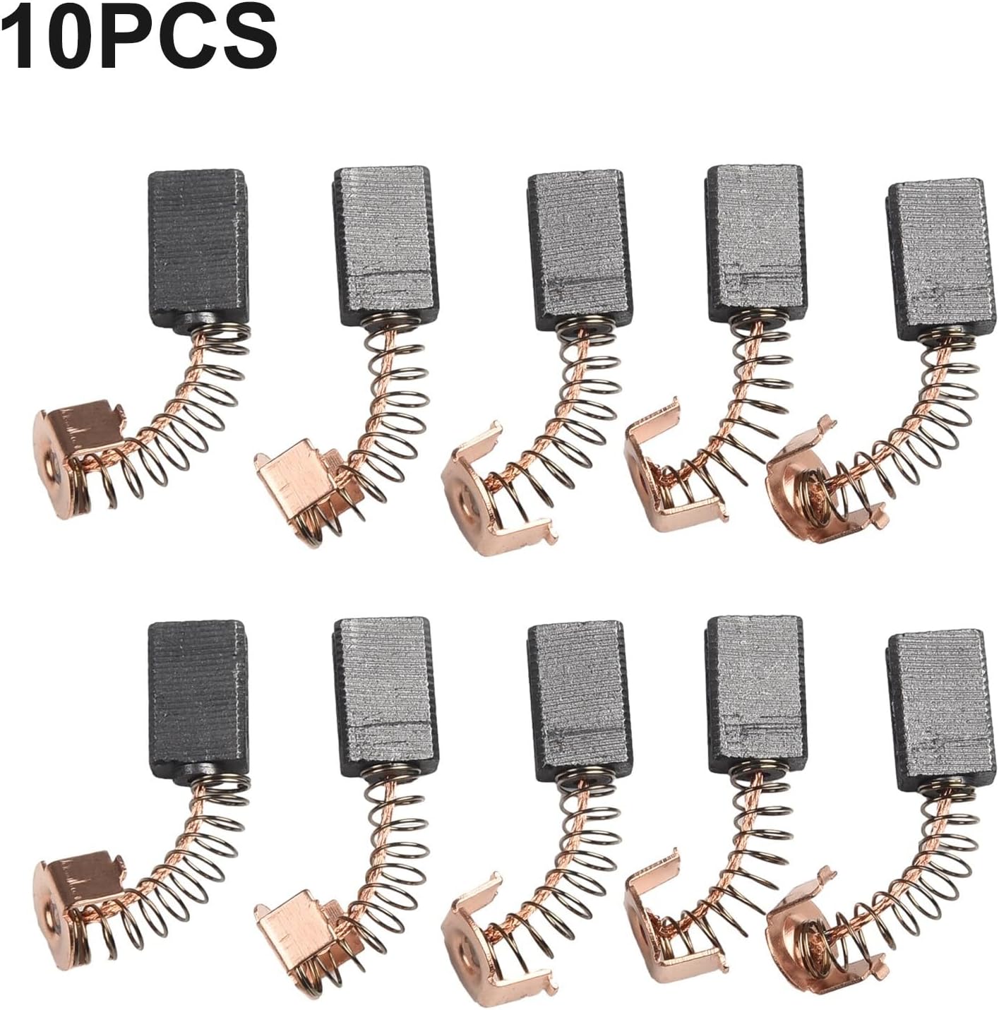 Carbon Brushes 0.2x0.31x0.47 Inch Replacement Parts for Angle Grinder G720 Power Tool Motor Maintenance Electric Brake Restoration 10 Pack