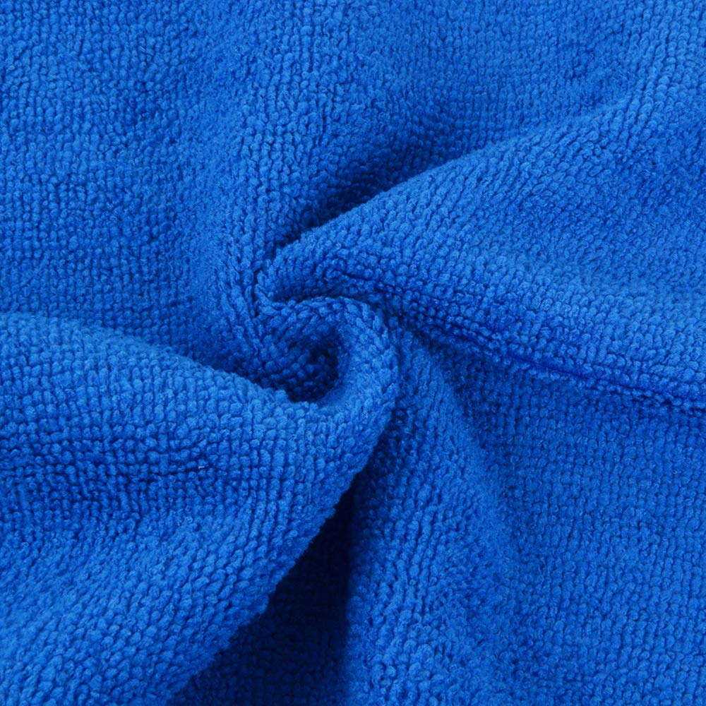 SINLAND Saugfähige Mikrofaser-Geschirrtücher Küchentücher Beste Küchentücher Reinigungstücher mit Polierseite 30,5 x 30,5 cm 10er-Pack Dunkelblau