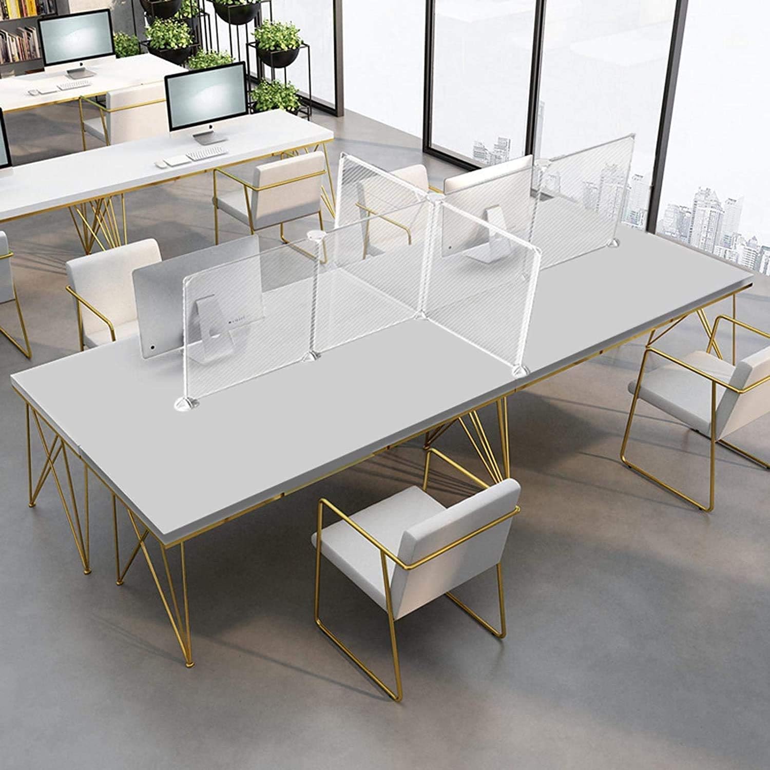 Amazon 飛沫防止透明 ダイニングテーブル仕切り板 飛沫防の仕切り 対策 樹脂パーテーション コロナ対策 オフィス仕切り間仕切り卓上 プレート飛沫遮断 デスクトップ用仕切り板衝立 幼稚園用飛沫遮デスクトップ用仕切り板 学校 食堂 オフィス旅館