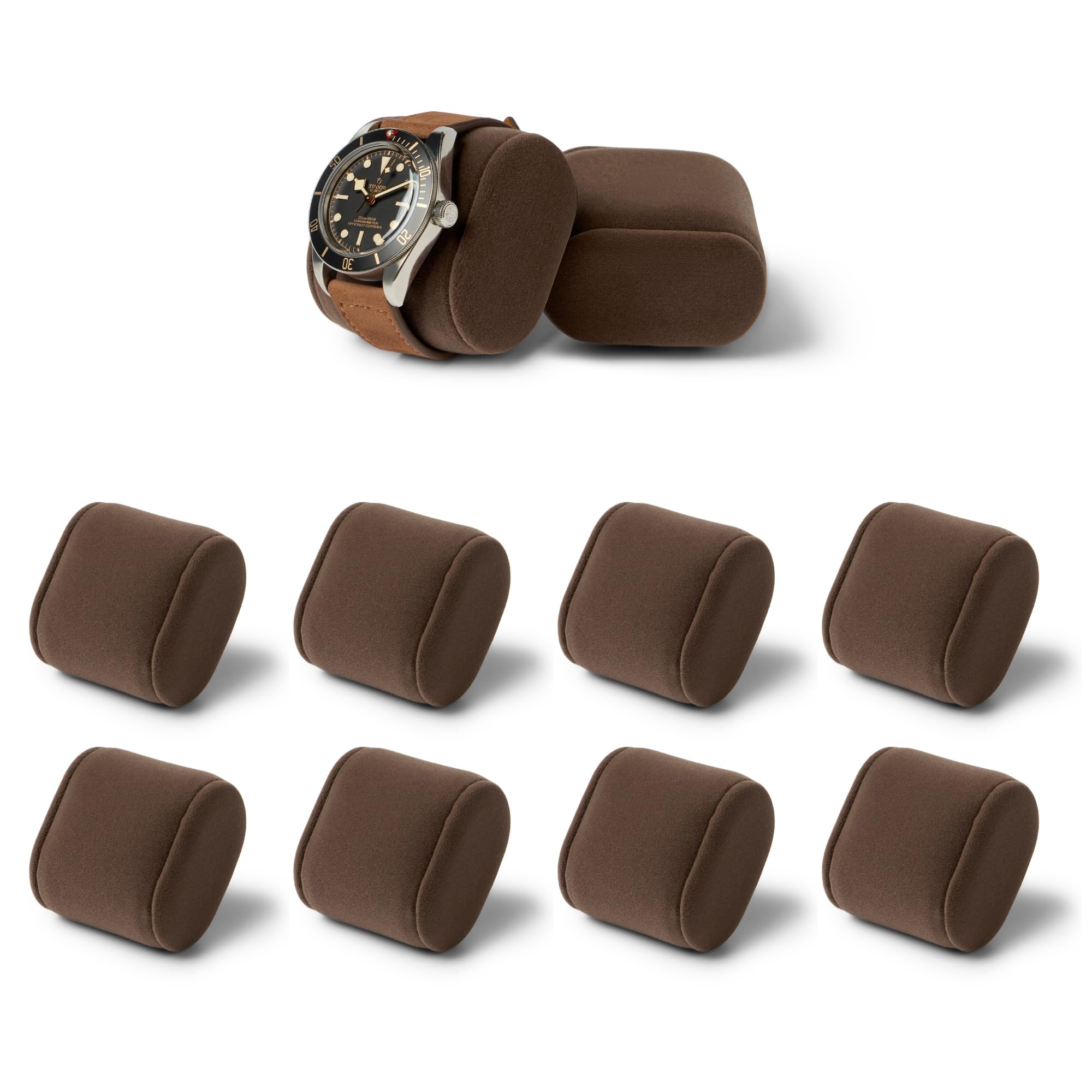 TAWBURY Bayswater Watch Box Pillows - Extra-Small | 16.5cm/6.5" Circumference | 55mm/2.2" Width | Compatible with Bayswater 3 & 8 Slot Watch Boxes | Pack of 8 Pillows