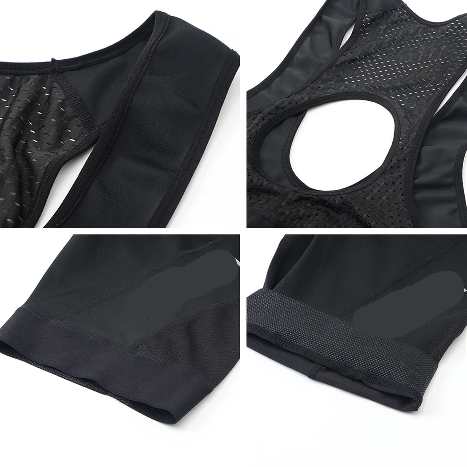 Pantaloncini Da Ciclismo Uomo Pantaloncini con bretelle da ciclismo per uomo, corti, estivi, per MTB, imbottiti, asciugatura rapida, ideali per 6 ore