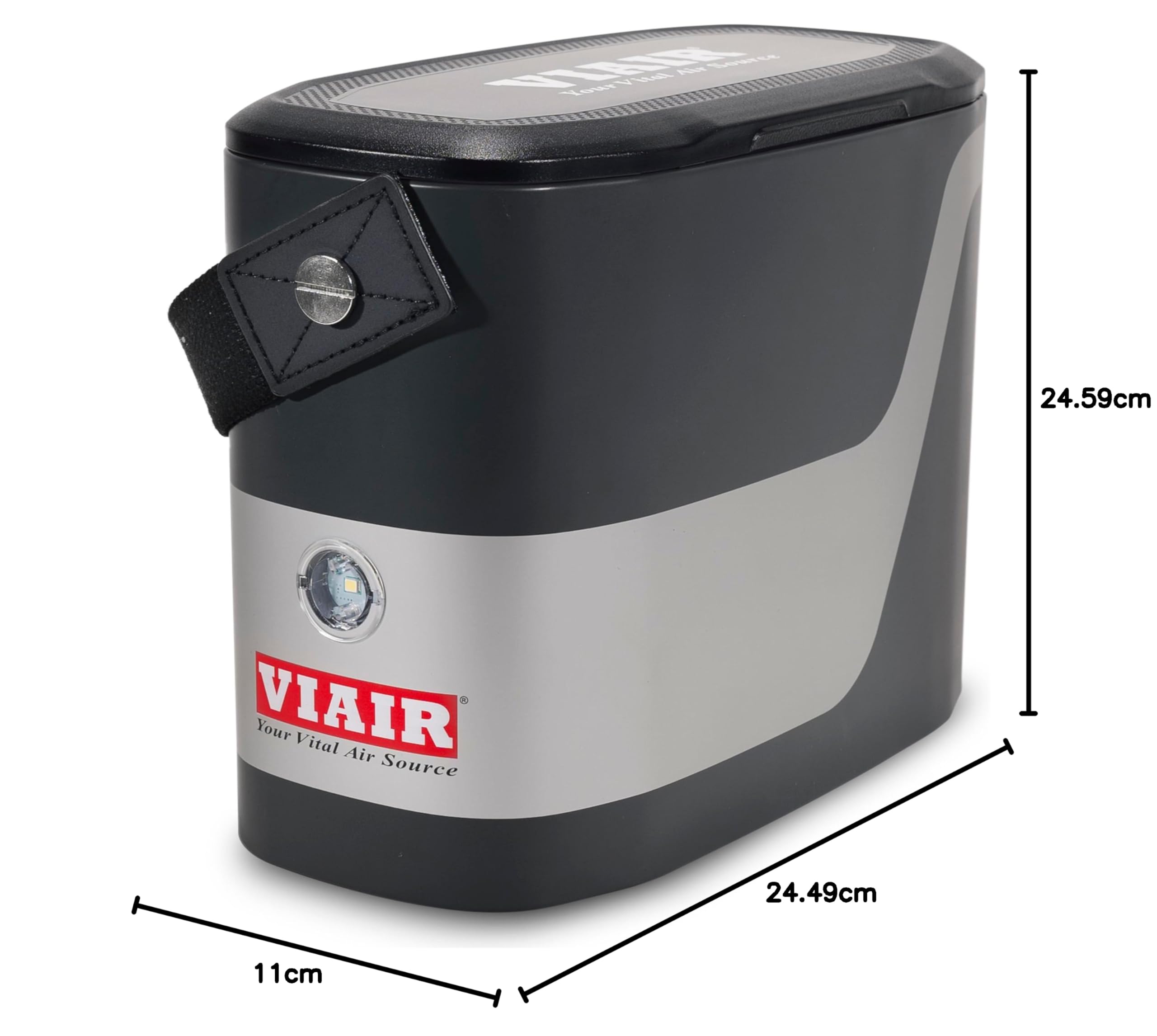 VIAIR Digital EVC75P - Inflador de neumáticos portátil para automóvil, SUV y camión | Función de apagado automático preestablecido | Bomba de neumáticos de carretera de 12 V, compresor de aire de 100