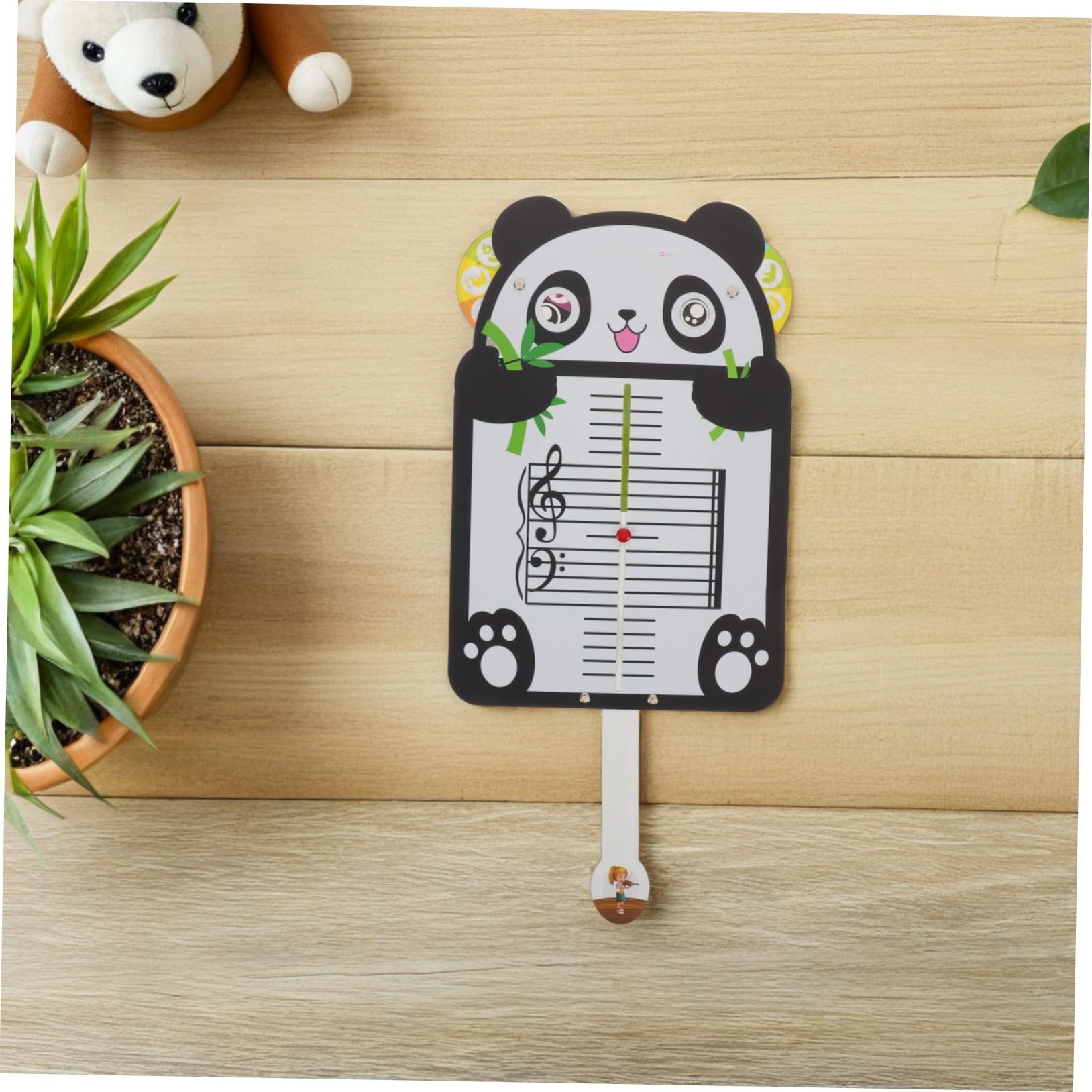 iplusmile Tableau D’Apprentissage Musical Panda pour Débutants, Tableau Blanc De Portée Musicale Portable, Fiches Éducatives De Notes Et Rythme, Outil Pédagogique Mobile pour École Et Maison