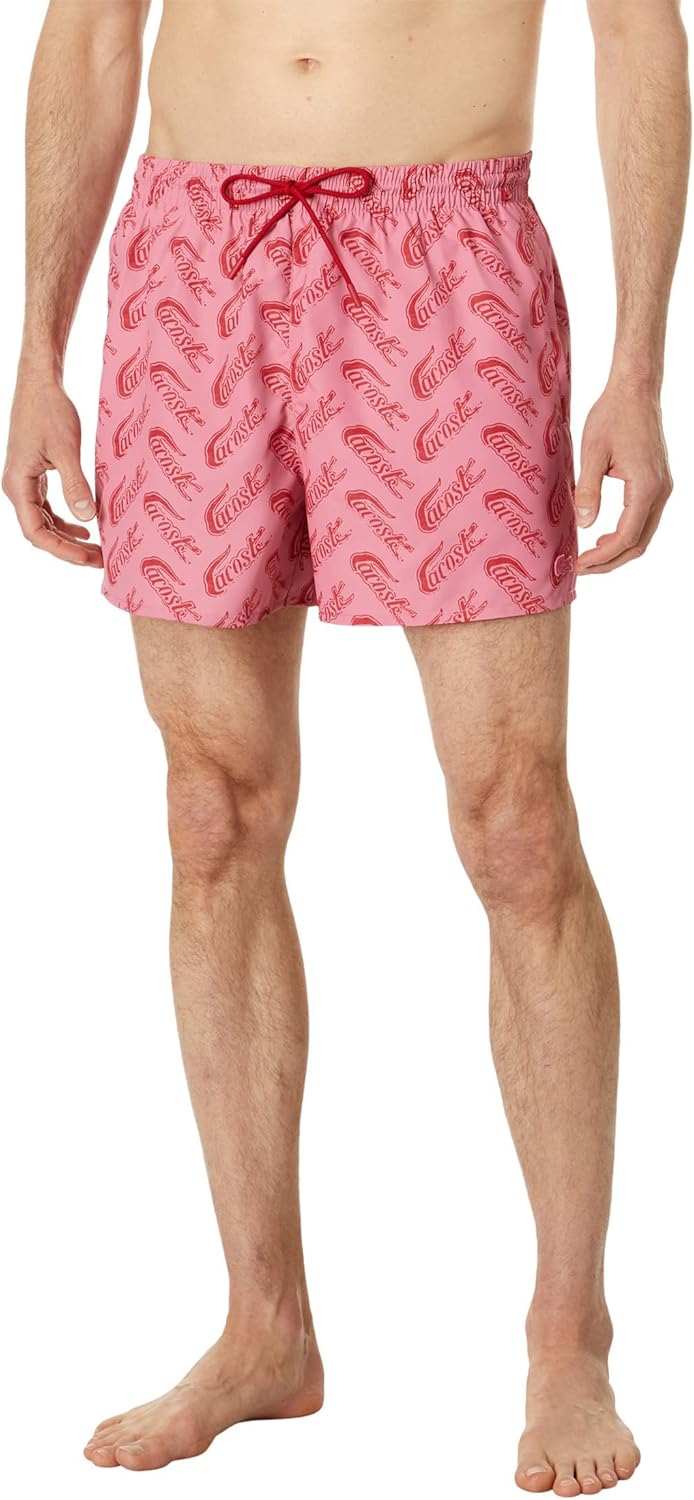 Lacoste Mens Men's Printed Swim Short