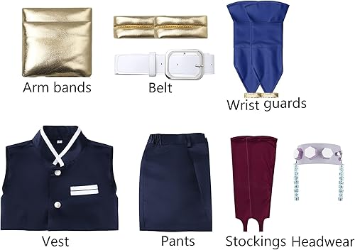 Vista 5 de Disfraz de anime Uzui Tengen Tengen Cosplay Uniforme Tengen Cos traje traje Halloween hombres mujeres