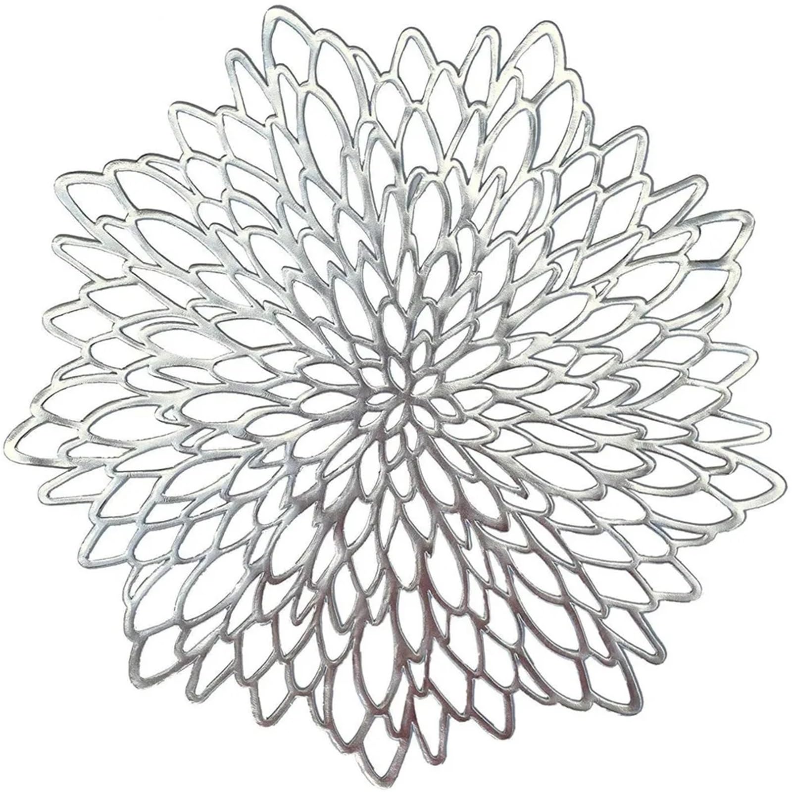 Sets de table 4/6/8 pièces PVC, dessous de plat de table à manger rond 38 cm Couleur 3