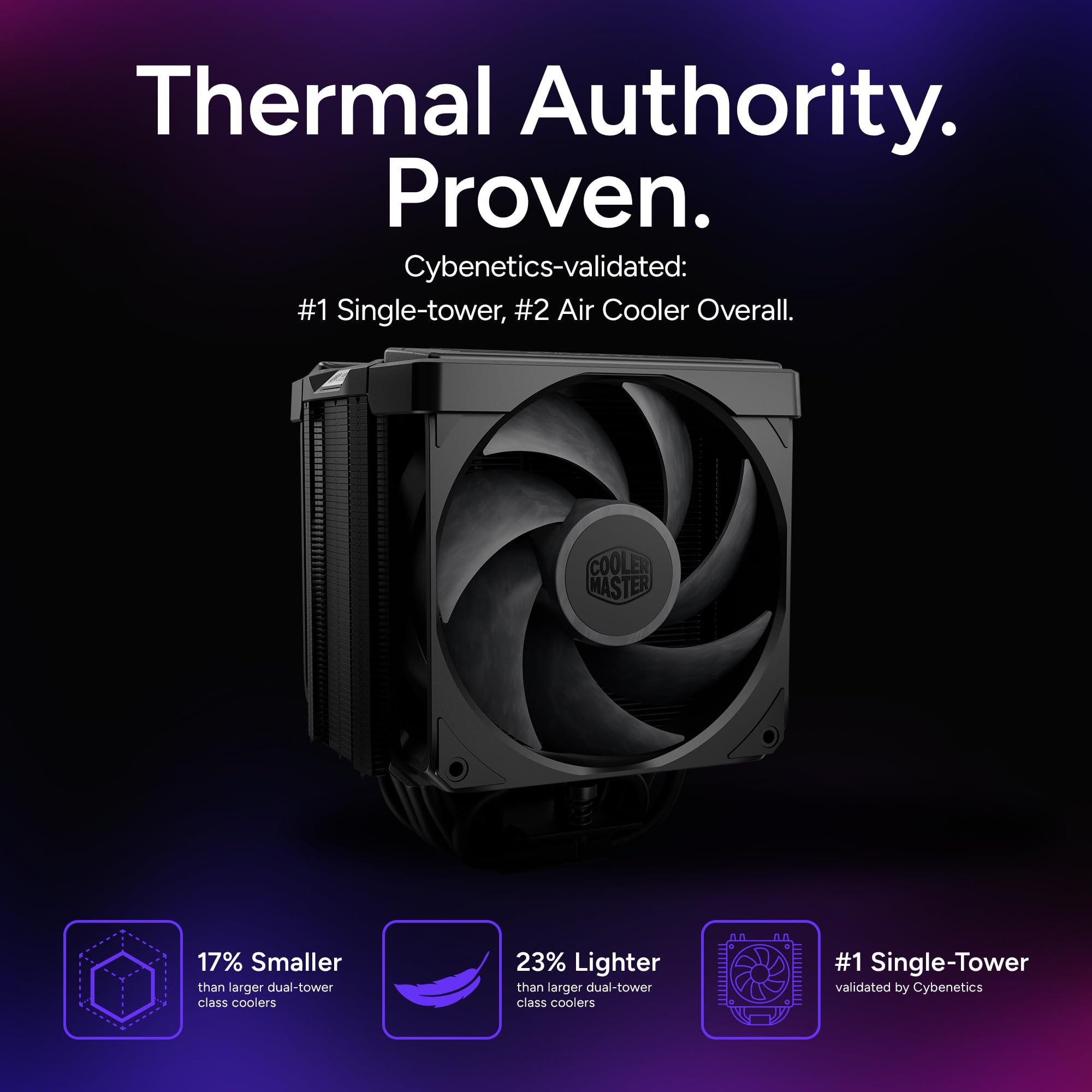 Cooler Master V8 ACE CPU Cooler - Black -8 Cooler Master V8 ACE CPU Cooler - Black -8